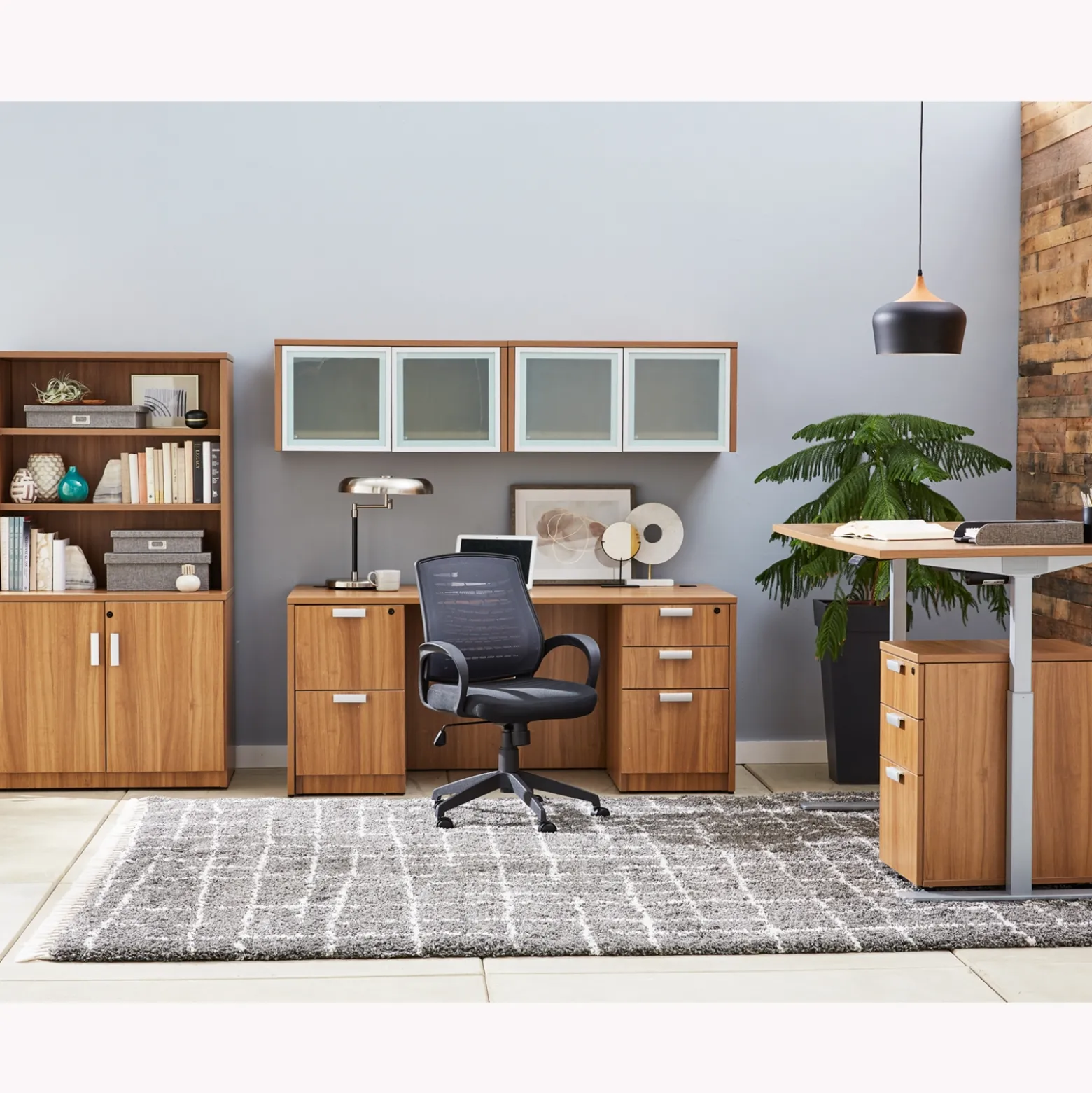 Contemporary Laminate Storage Cabinet - 36"W x 22"D