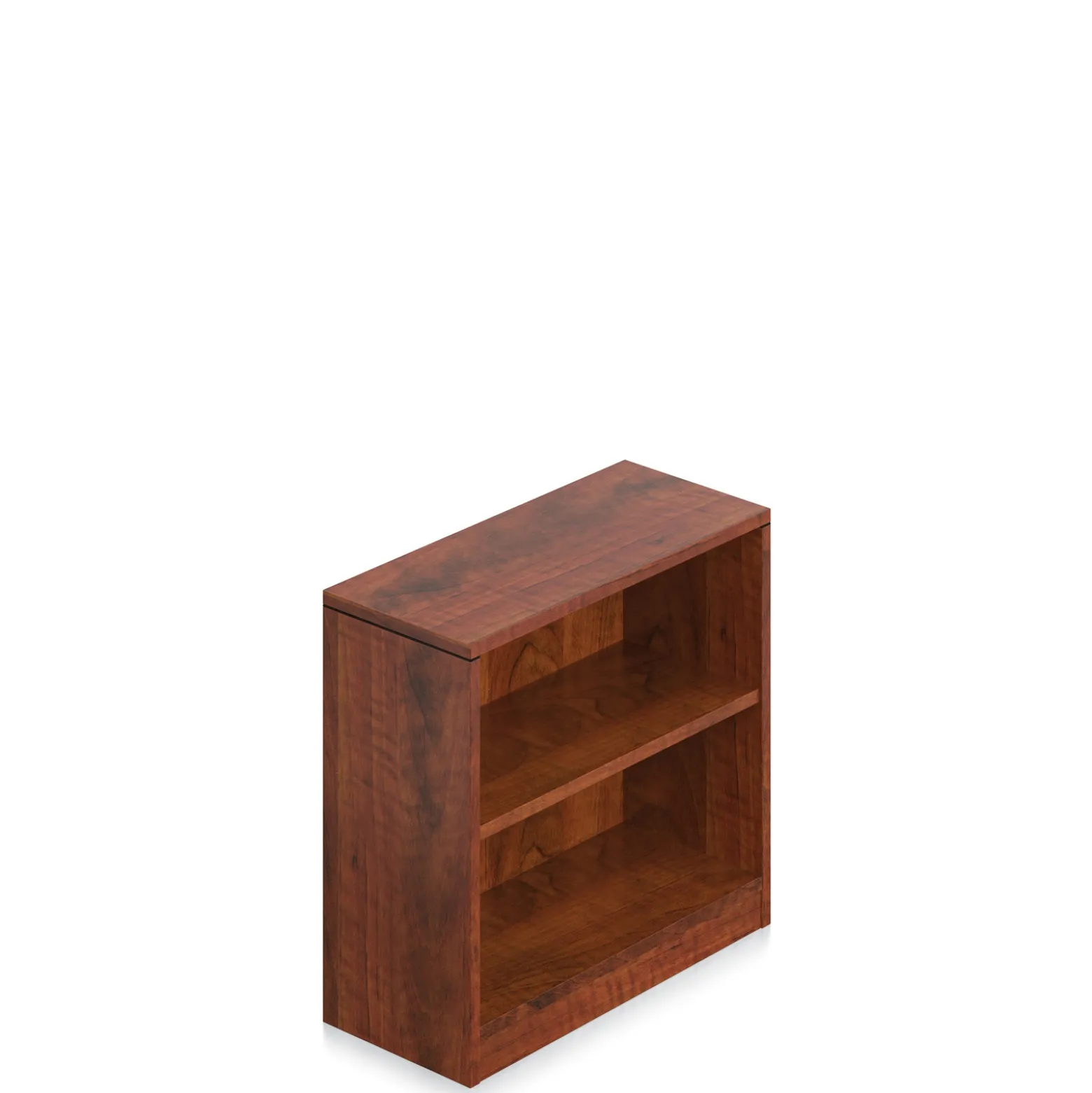 Contemporary Laminate Two Shelf Bookcase - 30"H
