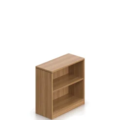 Contemporary Laminate Two Shelf Bookcase - 30