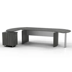 Contemporary L-Desk with Left Return - 116