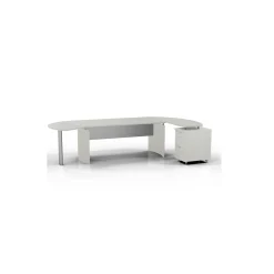 Contemporary L-Desk with Right Return - 116