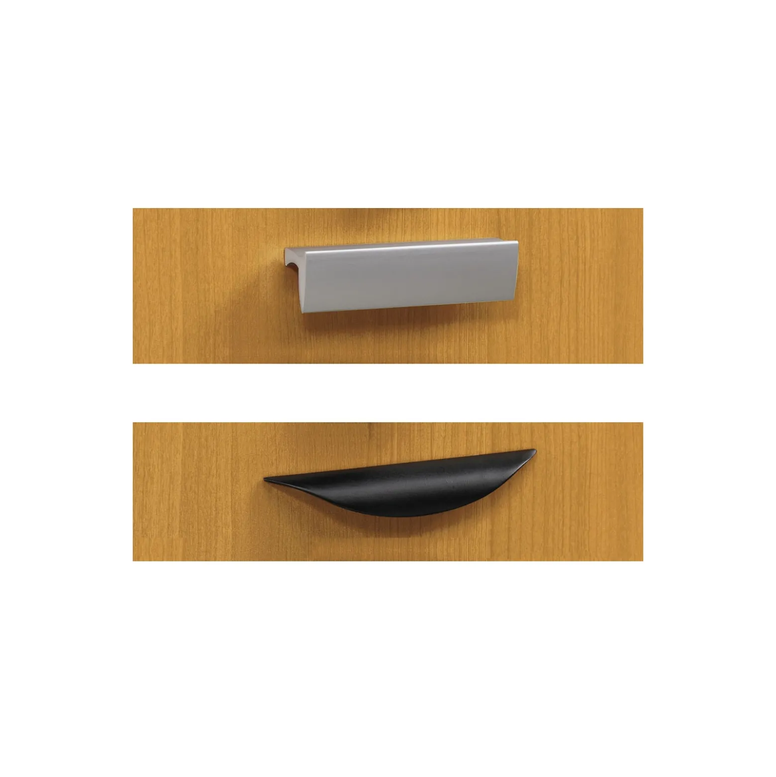 Contemporary L-Shaped Desk with File Storage 71”Wx78”D