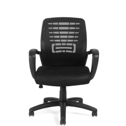 Contemporary Mesh Back Fabric Seat Task Chair