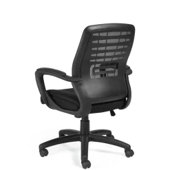 Contemporary Mesh Back Fabric Seat Task Chair