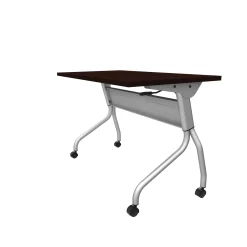 Contemporary Mobile Flip Top Table
