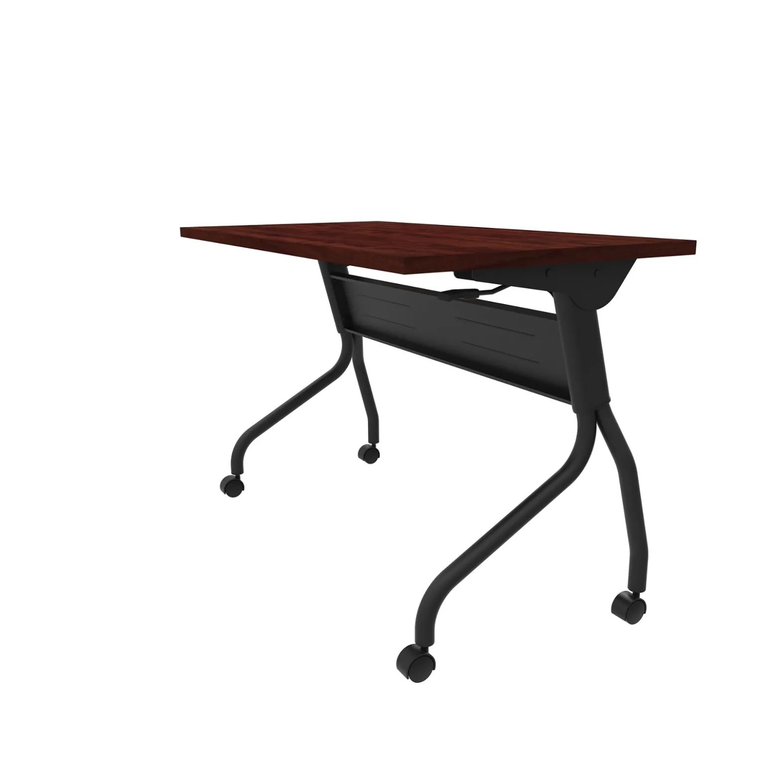 Contemporary Mobile Flip Top Table