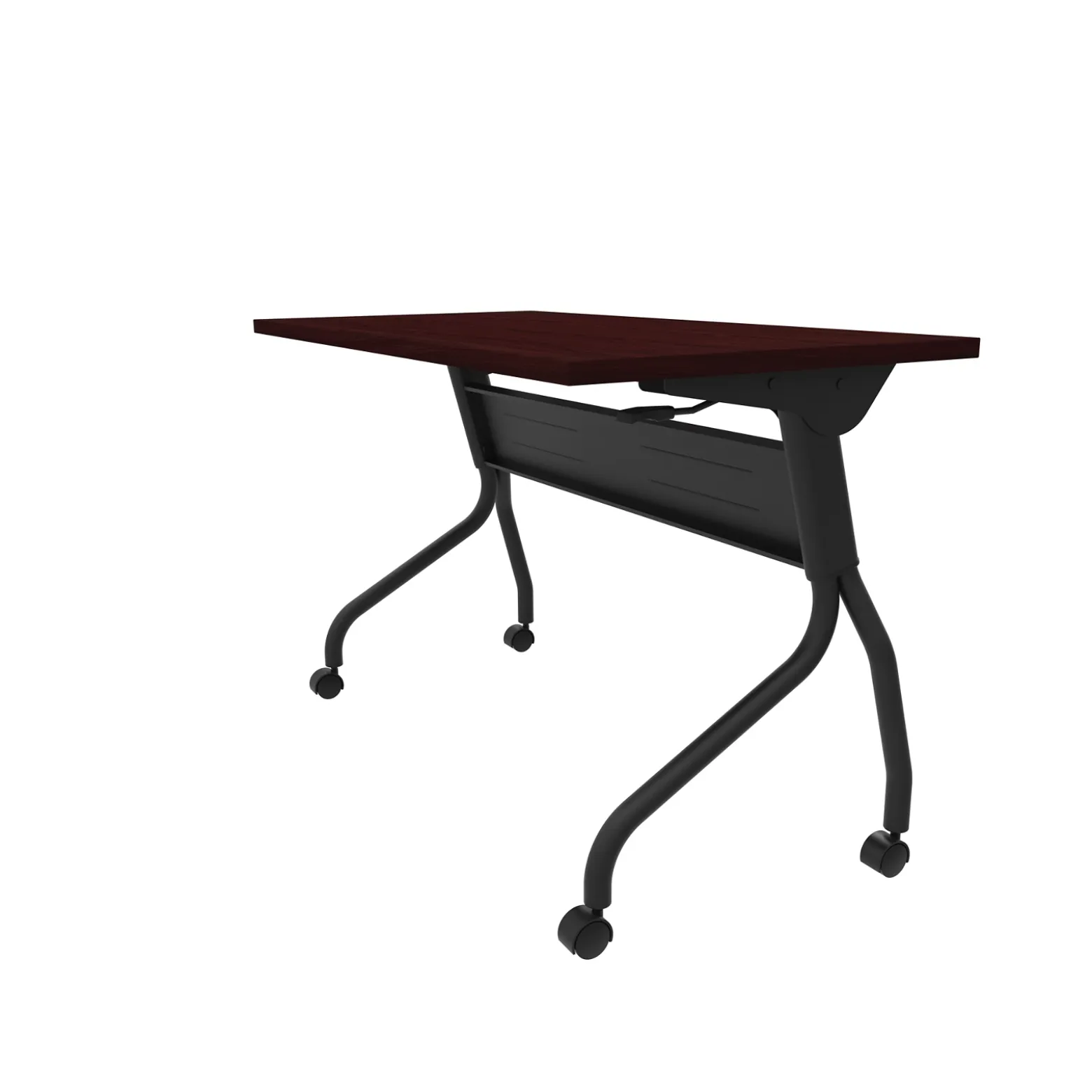 Contemporary Mobile Flip Top Table