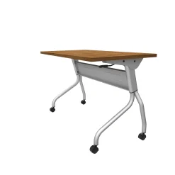 Contemporary Mobile Flip Top Table