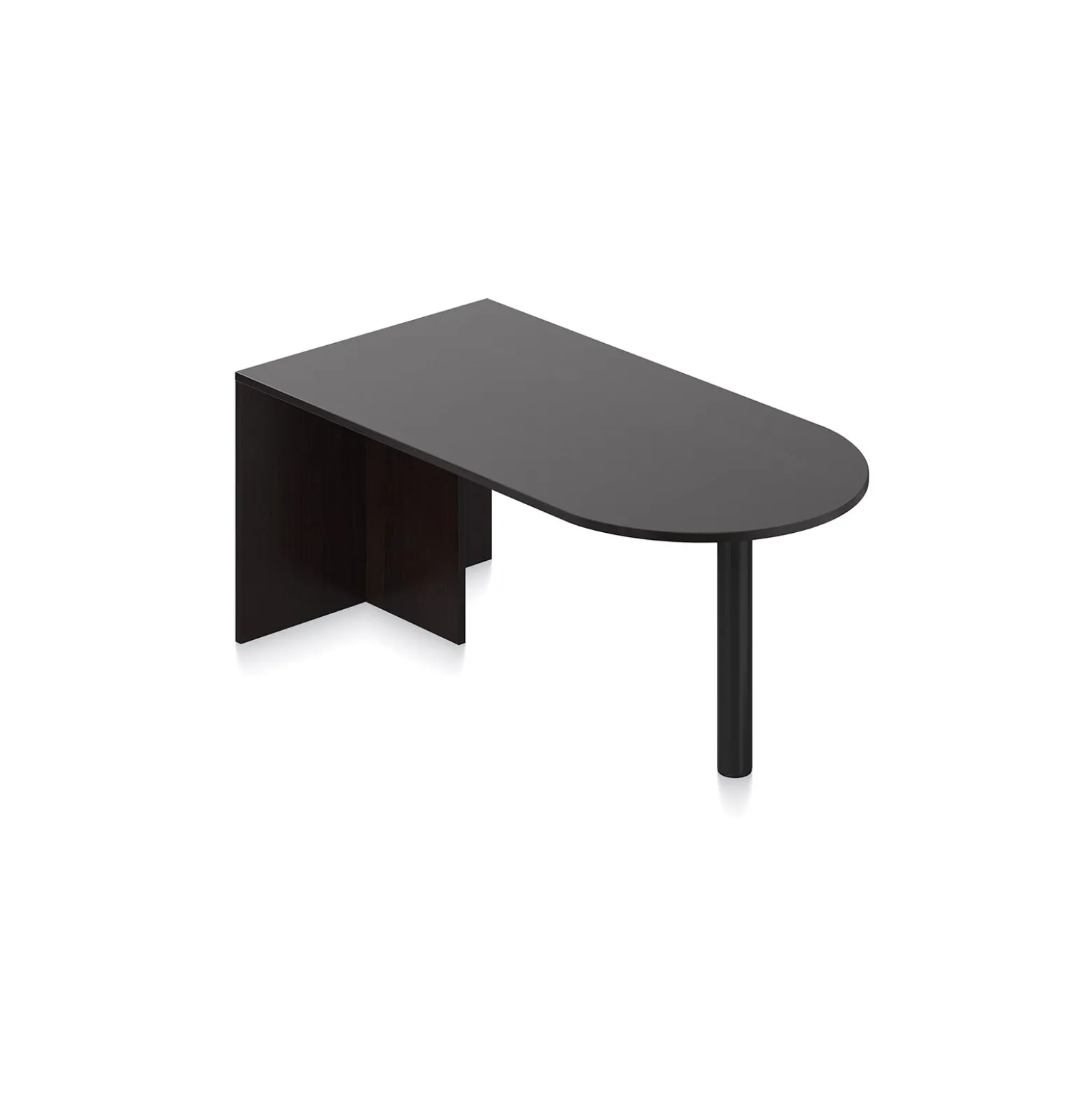 Contemporary Peninsula Desk - 71"W