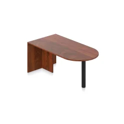 Contemporary Peninsula Desk - 71"W