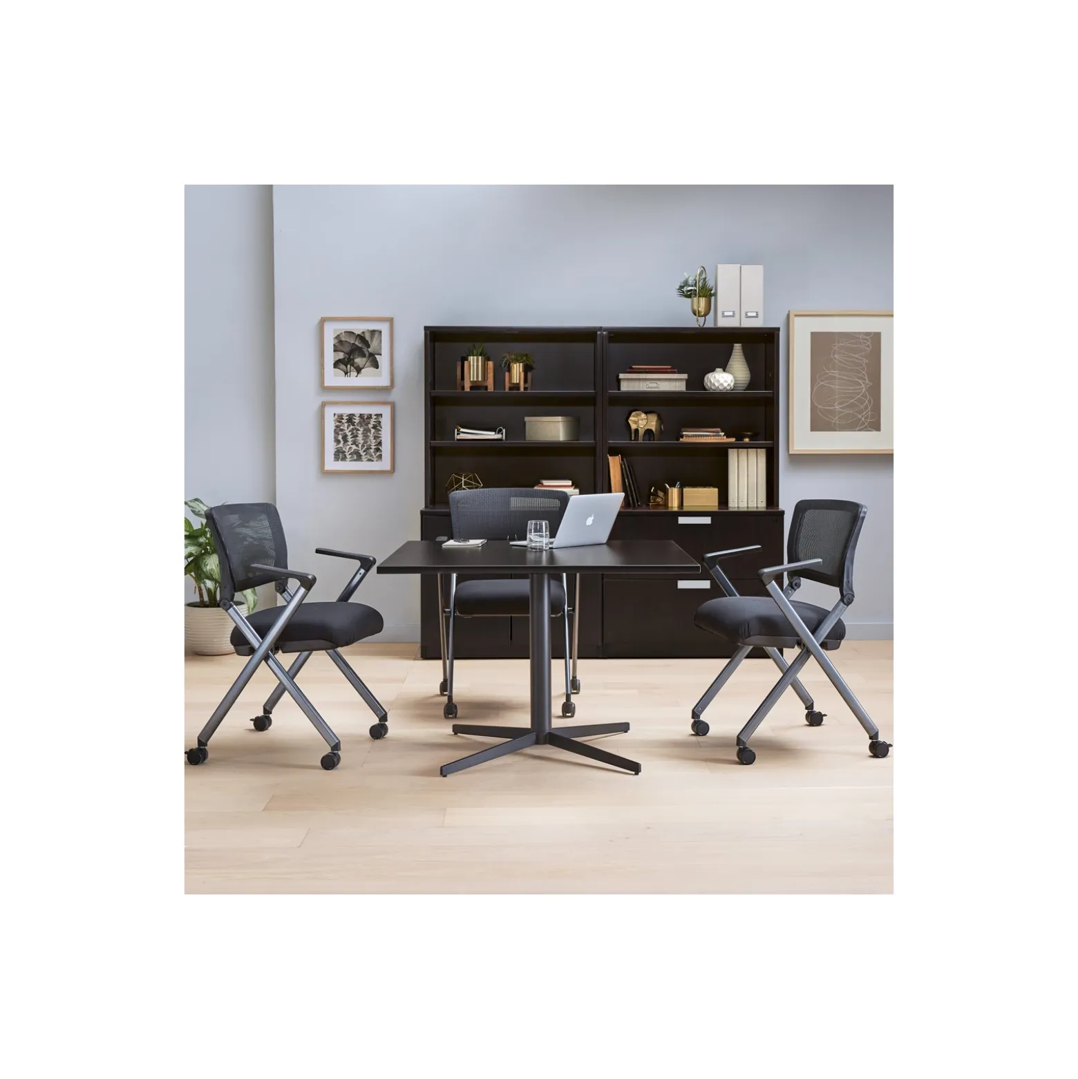 Contemporary Square Table 42”W x 42”D