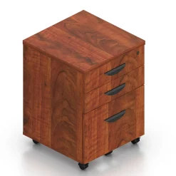 Contemporary Three Drawer Mobile File Pedestal - 16