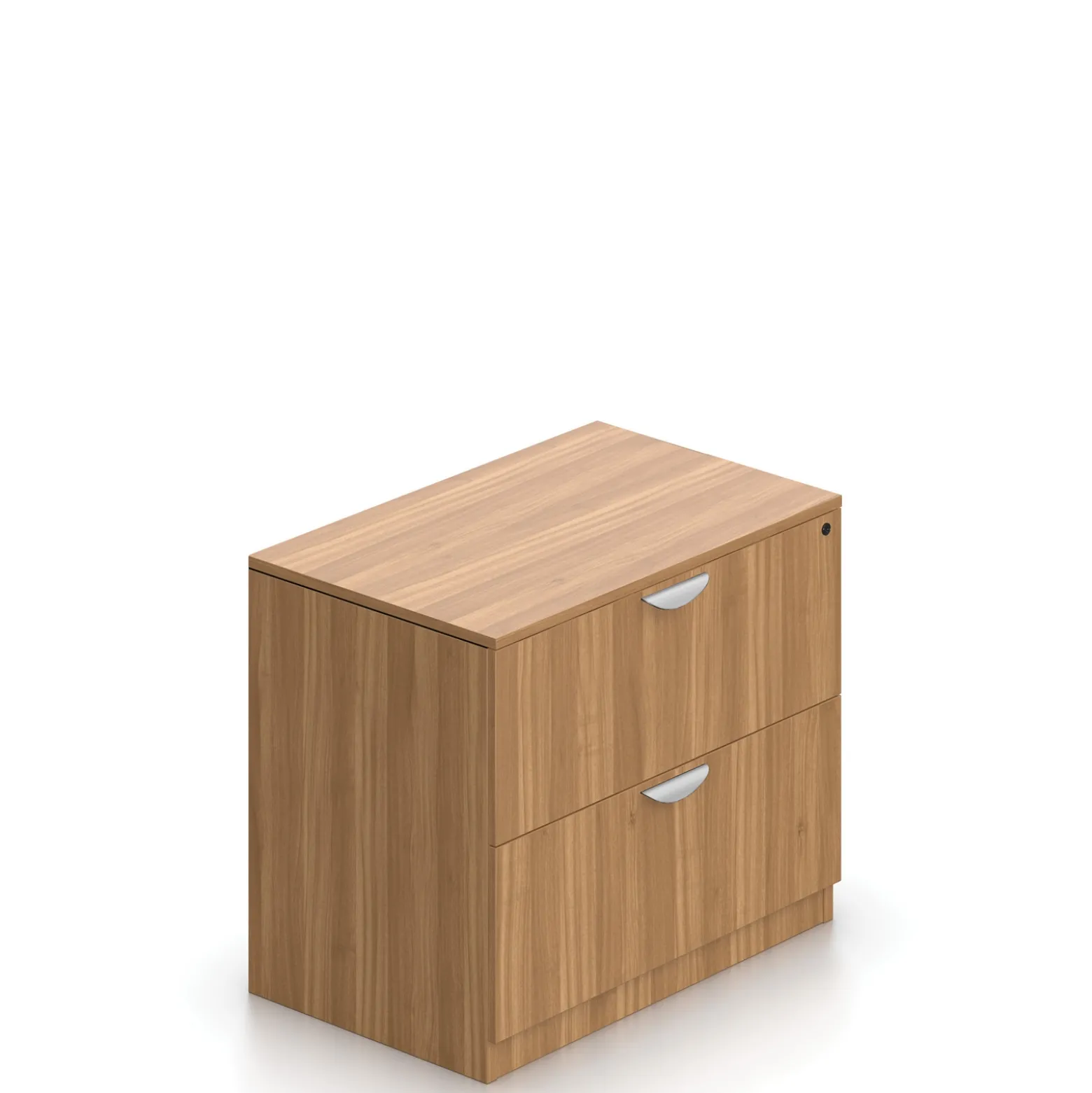 Contemporary Two-Drawer Lateral Storage File Cabinet