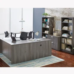 Contemporary Two-Drawer Lateral Storage File Cabinet