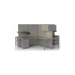 Corben 4-Person Workstation - 138"W x 67"H