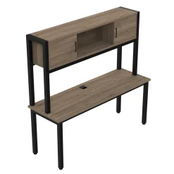 Cortez 72” Credenza Desk w/ Hutch - 72