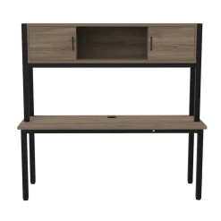 Cortez 72” Credenza Desk w/ Hutch - 72