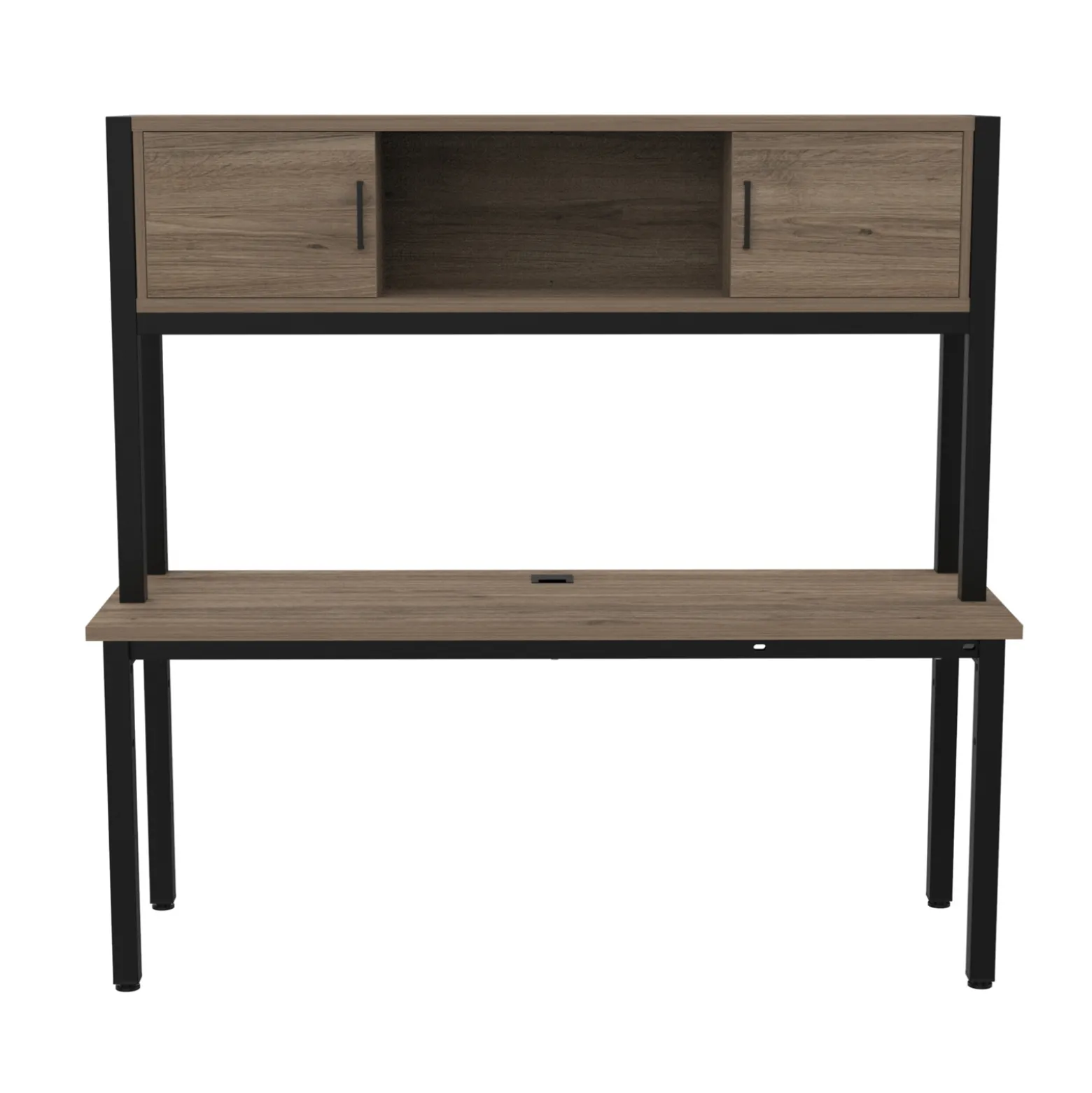 Cortez 72” Credenza Desk w/ Hutch - 72"W x 24"D