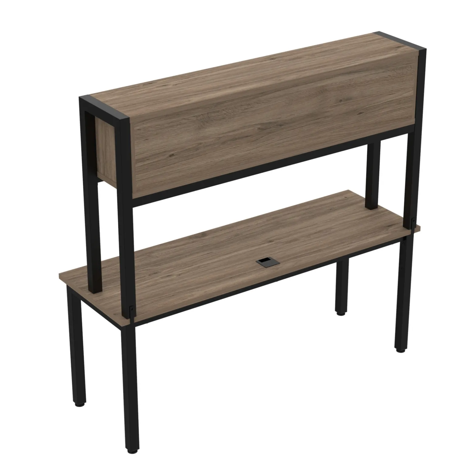 Cortez 72” Credenza Desk w/ Hutch - 72"W x 24"D