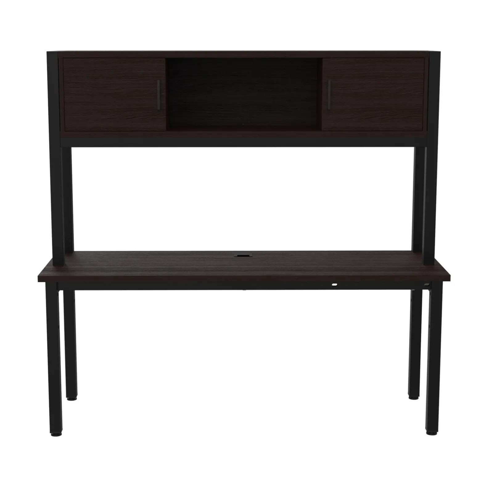 Cortez 72” Credenza Desk w/ Hutch - 72"W x 24"D