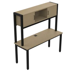 Cortez 66” Credenza Desk w/ Hutch