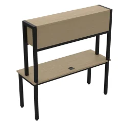 Cortez 66” Credenza Desk w/ Hutch