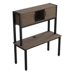 Cortez 60” Credenza Desk w/ Hutch - 60"Wx24"D