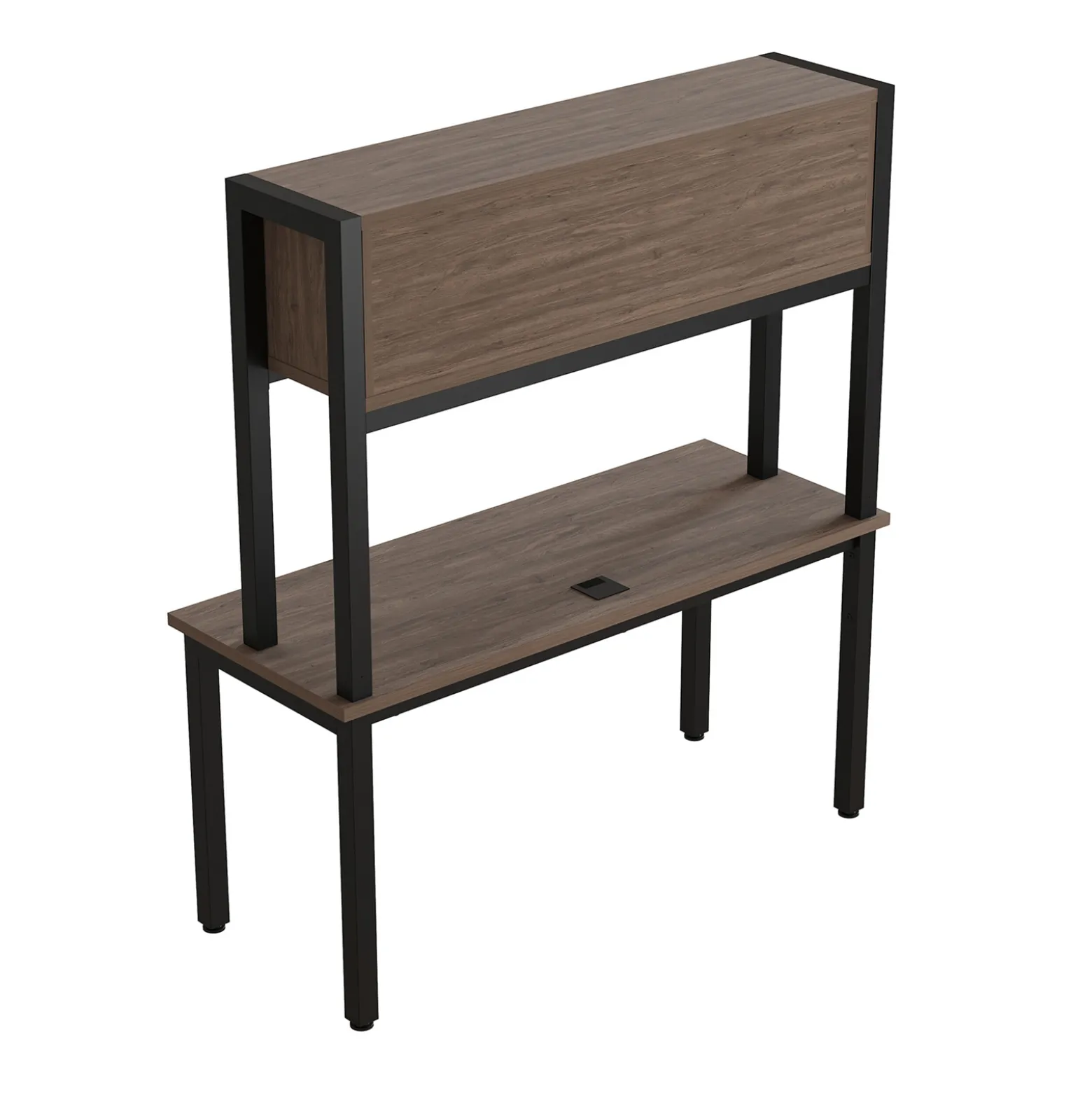 Cortez 60” Credenza Desk w/ Hutch - 60"Wx24"D