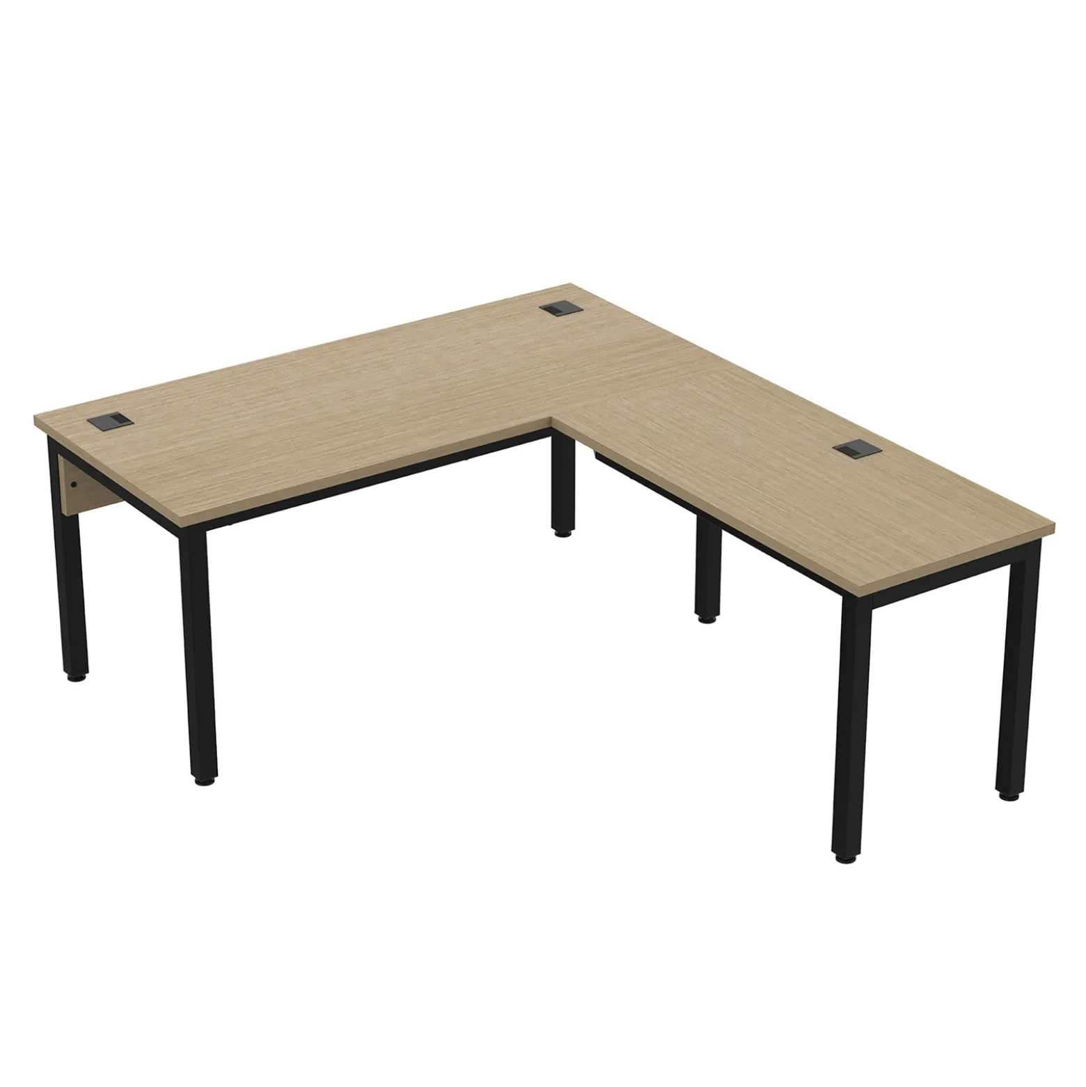 Cortez 66” Executive L-Desk w/ Reversible Return - 66"Wx77"D