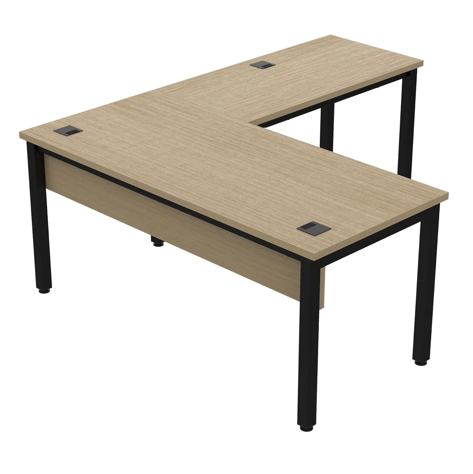 Cortez 66” Executive L-Desk w/ Reversible Return - 66"Wx77"D