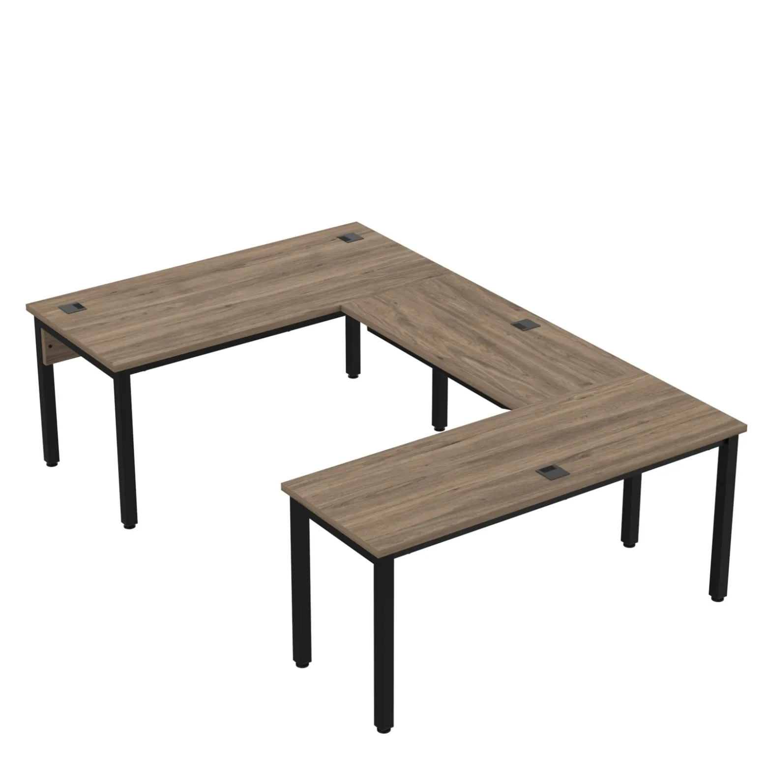 Cortez 66” Executive U-Desk - 66"Wx100"D