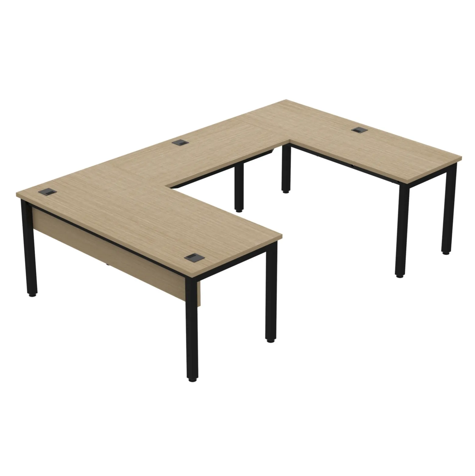 Cortez 66” Executive U-Desk - 66"Wx100"D