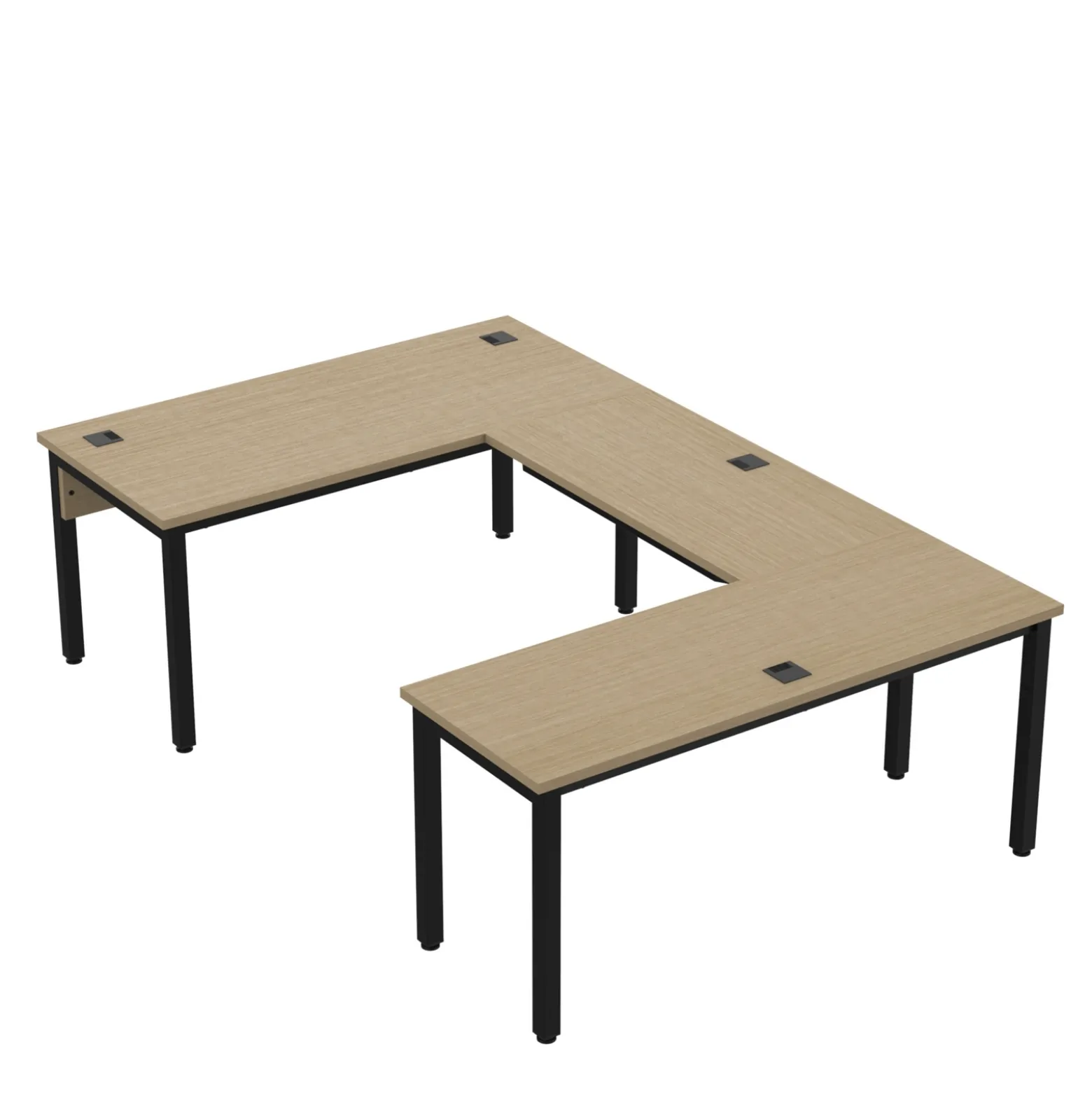 Cortez 66” Executive U-Desk - 66"Wx100"D