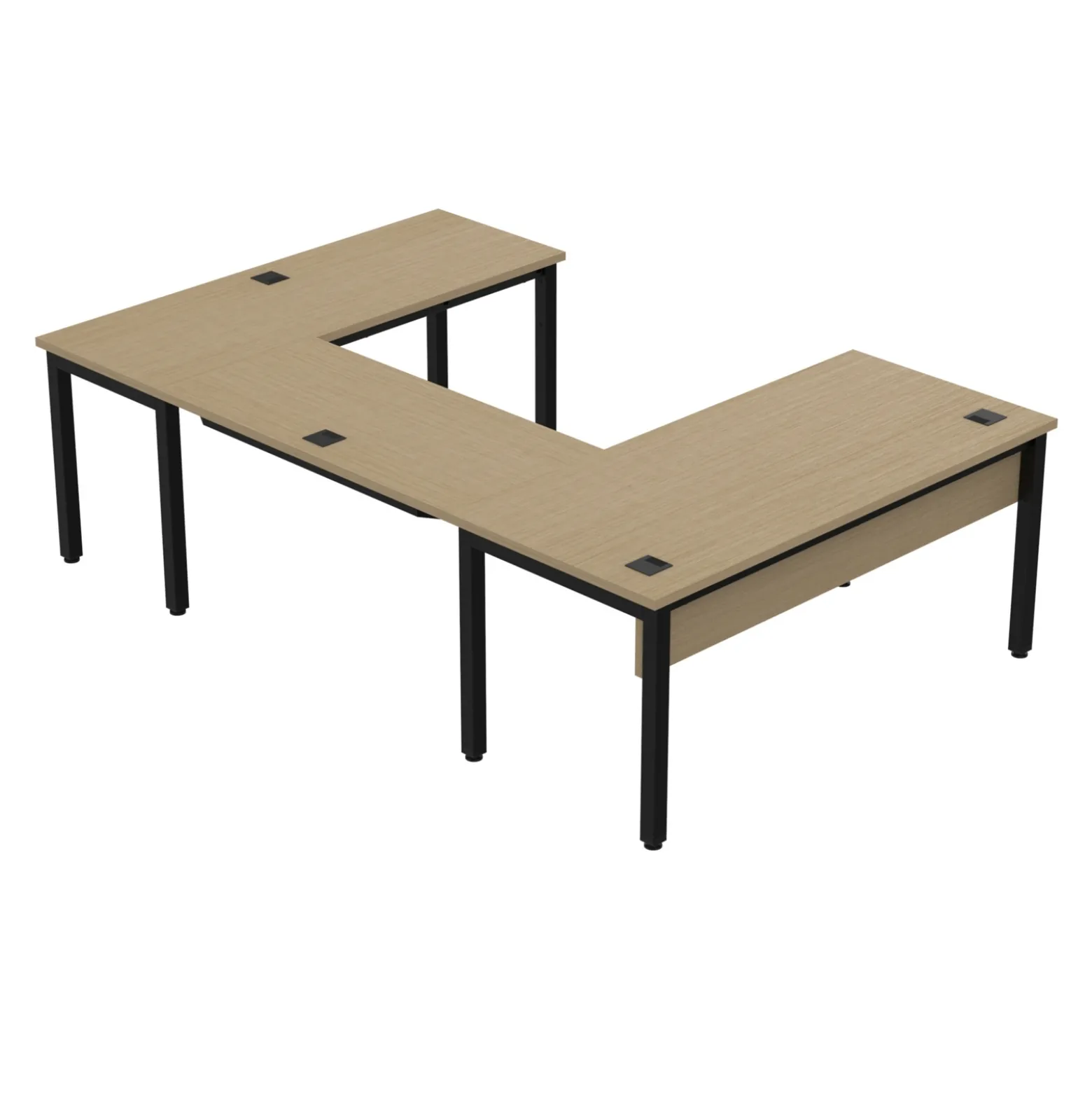 Cortez 66” Executive U-Desk - 66"Wx100"D