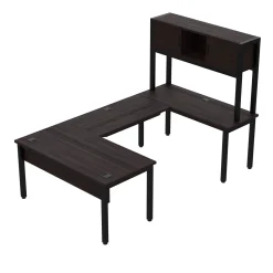 Cortez 60” Executive U-Desk w/ Hutch- 60"W x 100"D