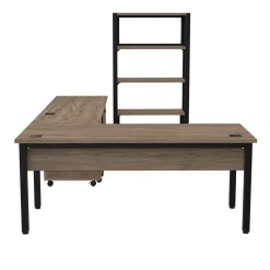 Cortez 72” L-Desk and Storage Set