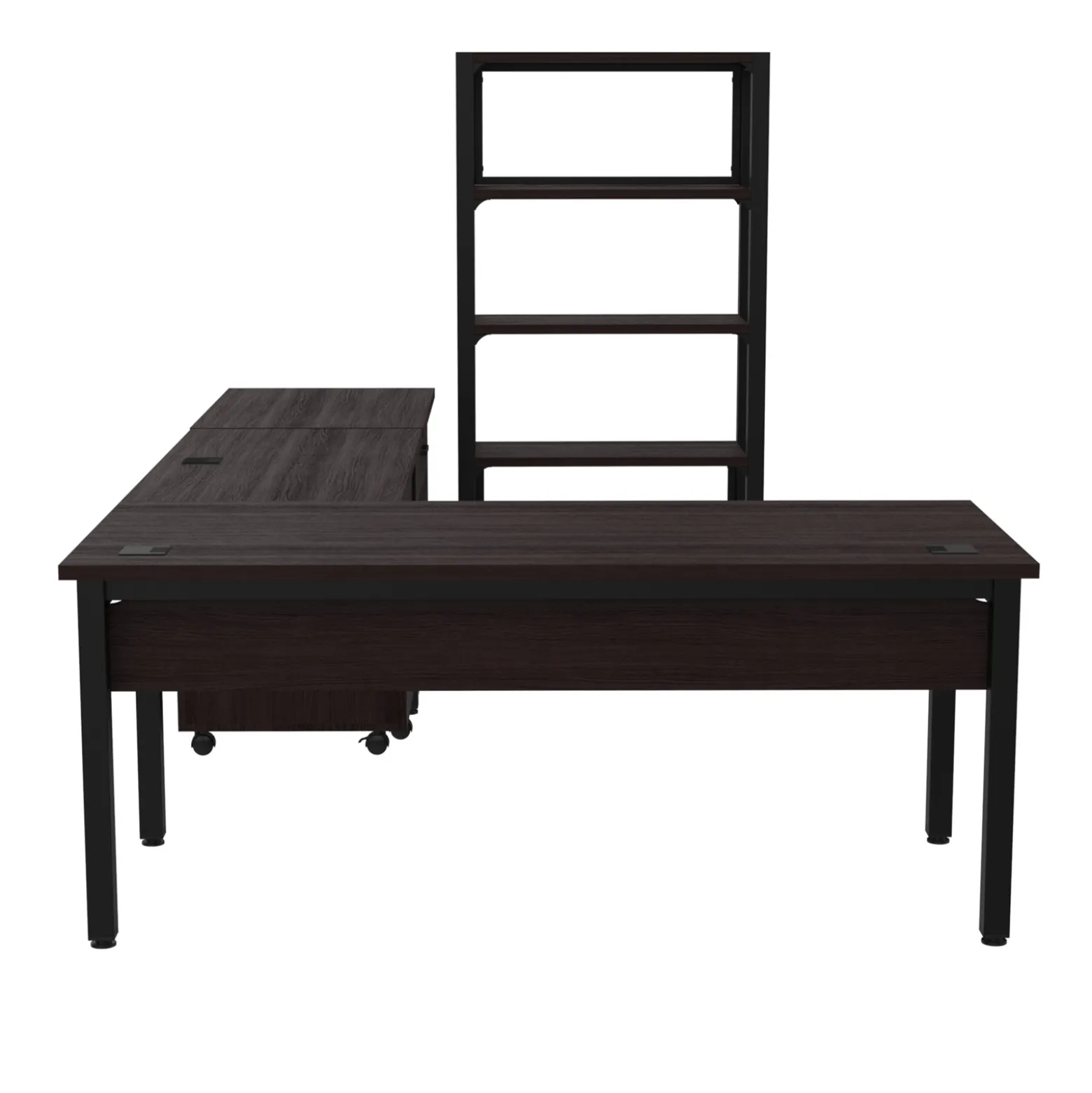 Cortez 72” L-Desk and Storage Set