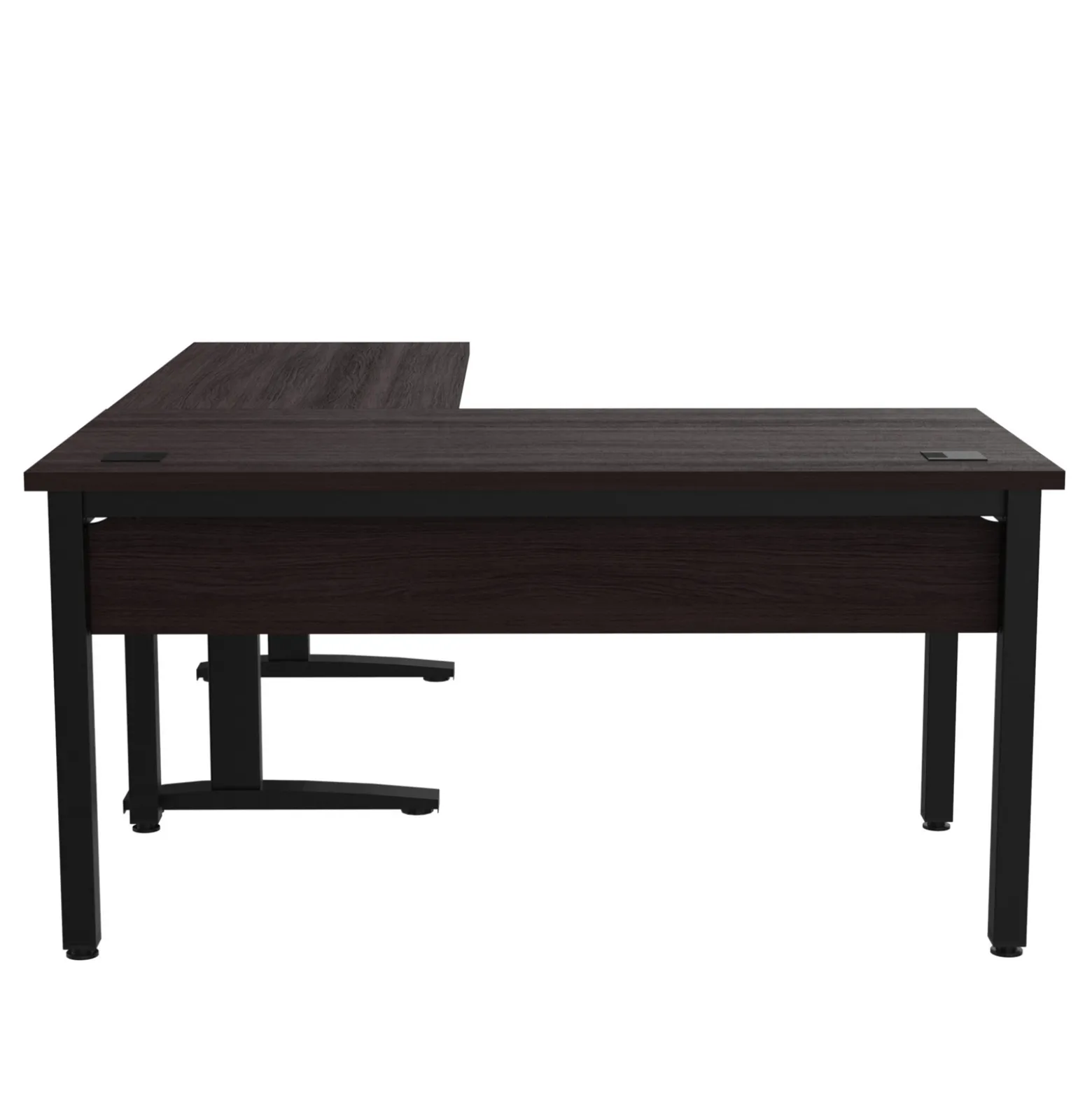 Cortez 60" L-Desk w/ Adjustable-Height Return - 60"W x 84"D