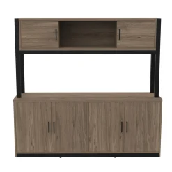 Cortez 72” Storage Credenza w/ Hutch - 72