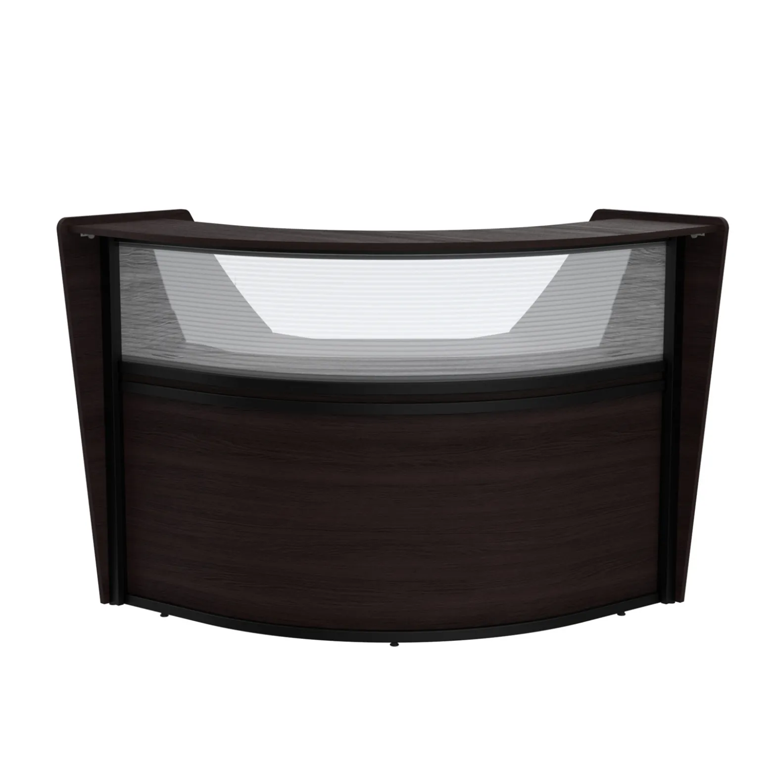 Cortez Angled Reception Desk Add-On - 74.1"Wx47.38"D