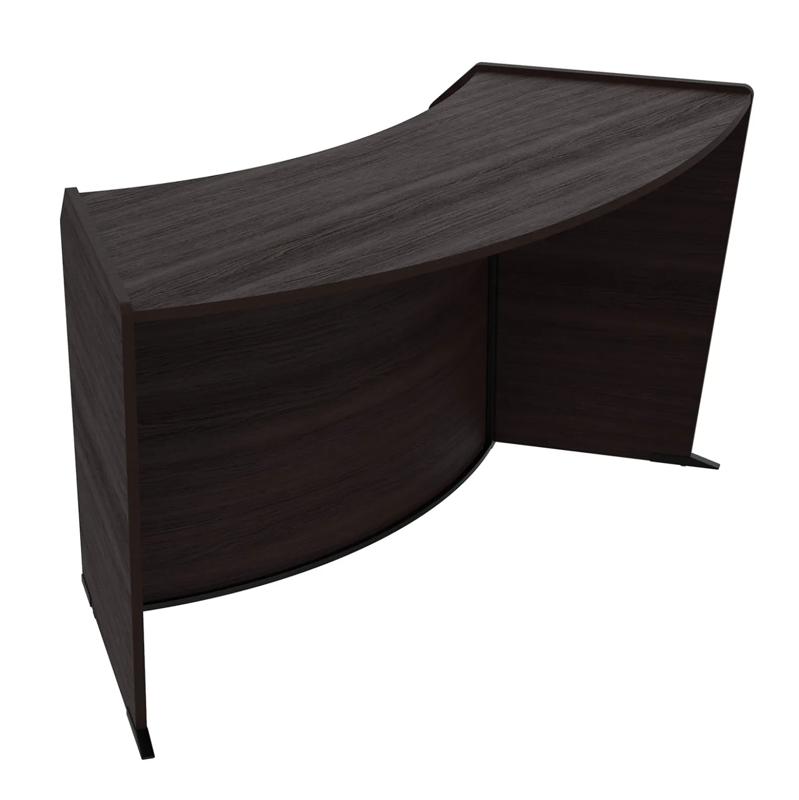 Cortez Curved ADA Reception Desk Add-on - 62.5"Wx31"D