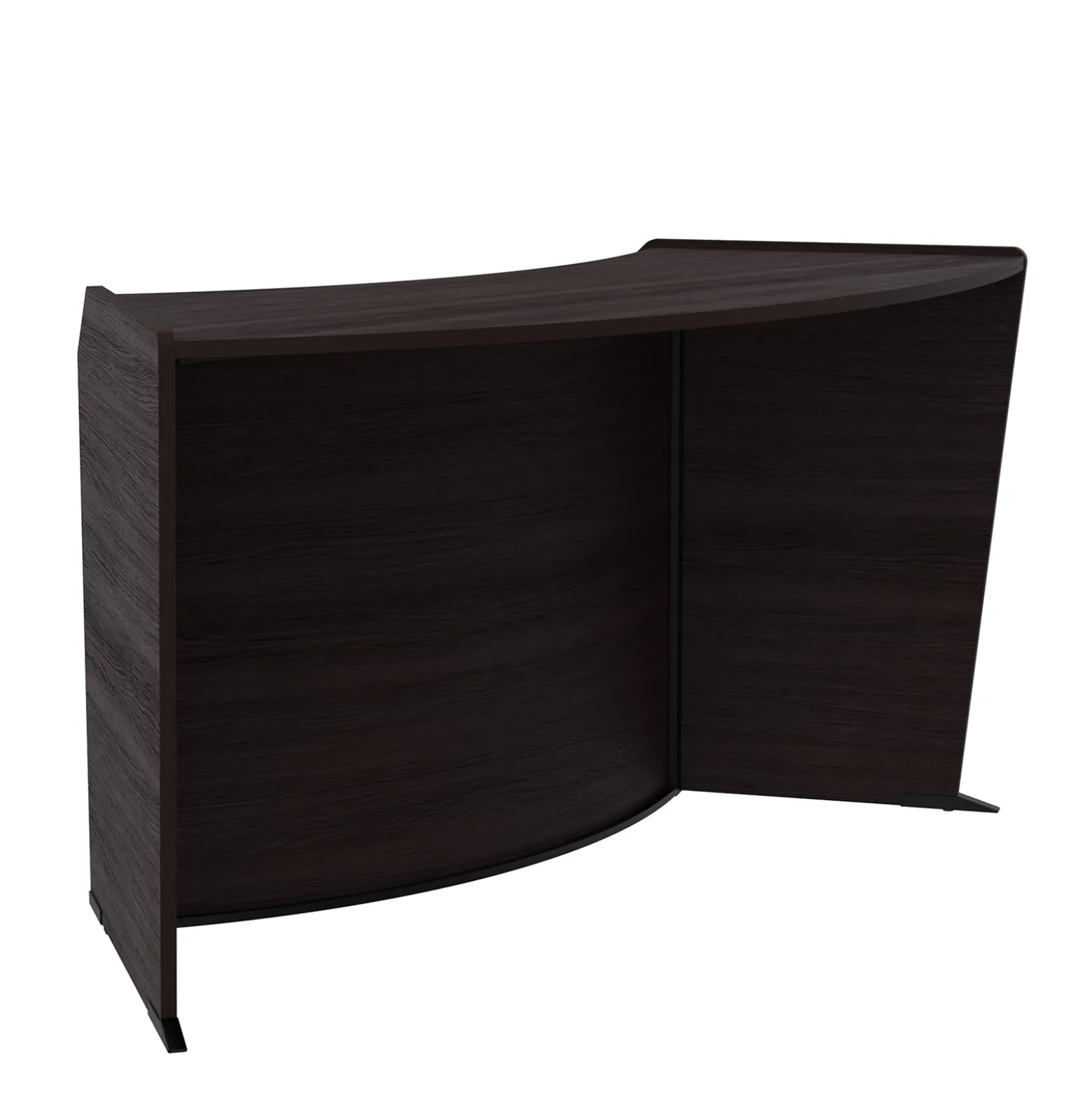 Cortez Curved ADA Reception Desk Add-on - 62.5"Wx31"D