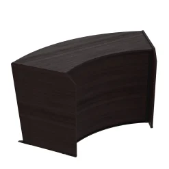 Cortez Curved ADA Reception Desk Add-on - 62.5