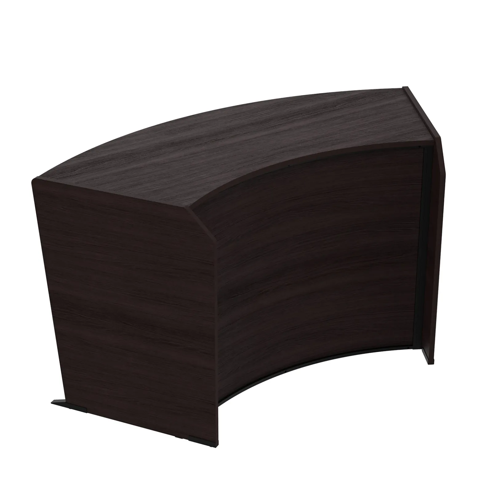 Cortez Curved ADA Reception Desk Add-on - 62.5"Wx31"D
