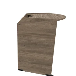 Cortez Curved ADA Reception Desk Add-on - 62.5