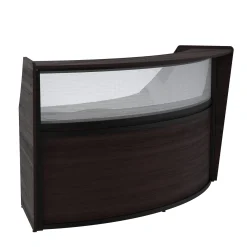 Cortez Curved Reception Desk Add-on - 82"W x 40"D