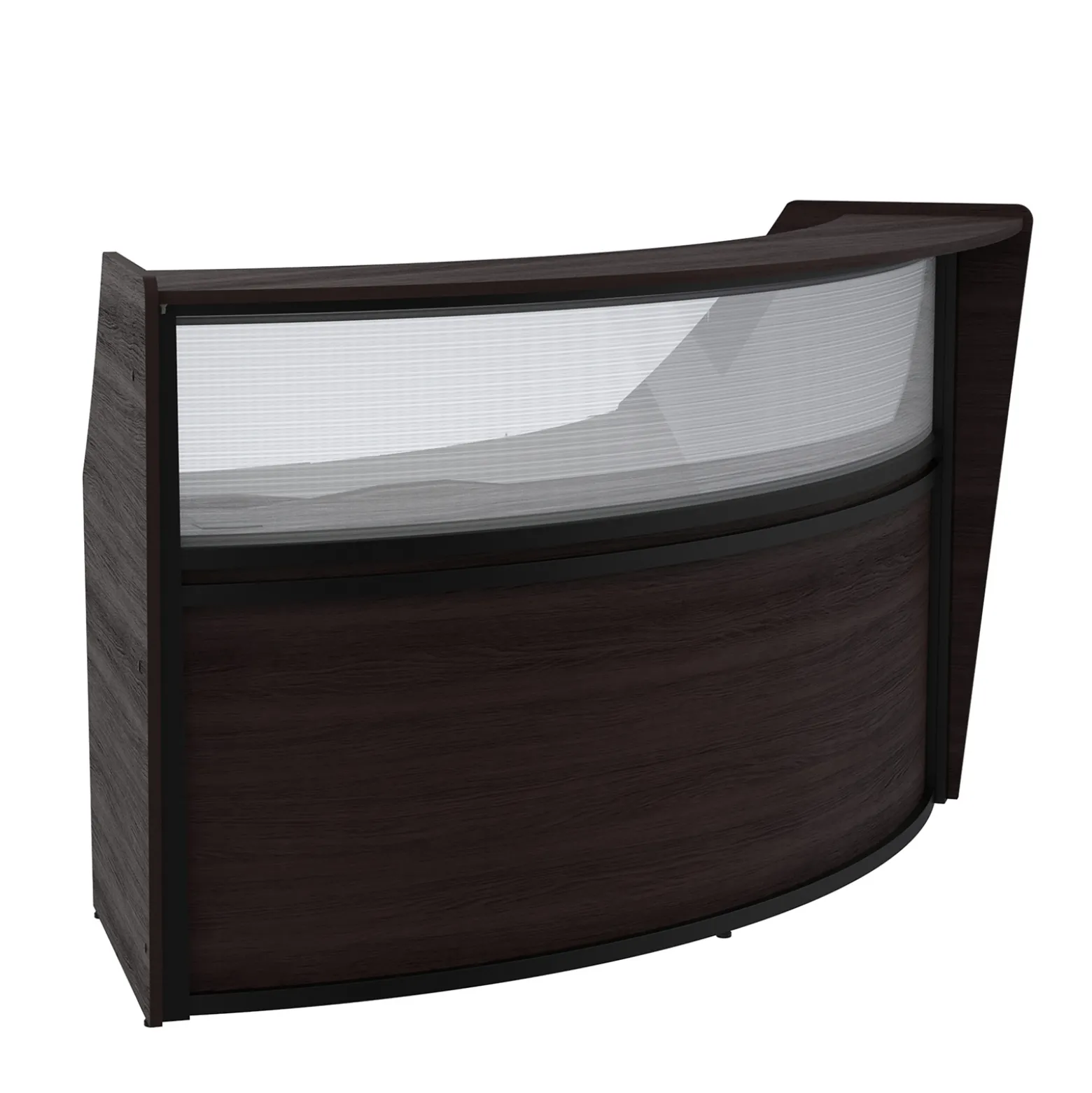 Cortez Curved Reception Desk Add-on - 82"W x 40"D