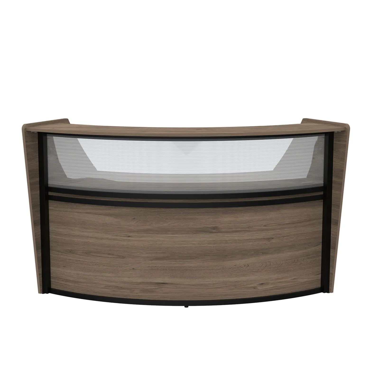 Cortez Curved Reception Desk Add-on - 82"W x 40"D