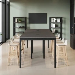 Cortez 10-ft. Standing-Height Conference Table - 120"Wx48"D