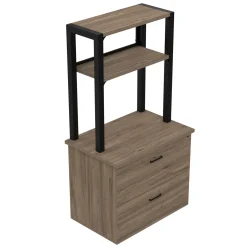 Cortez Lateral File with Bookcase - 35